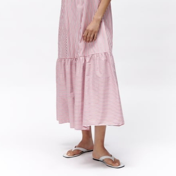 Zara Striped Poplin Dress Size XS - Picture 4 of 7